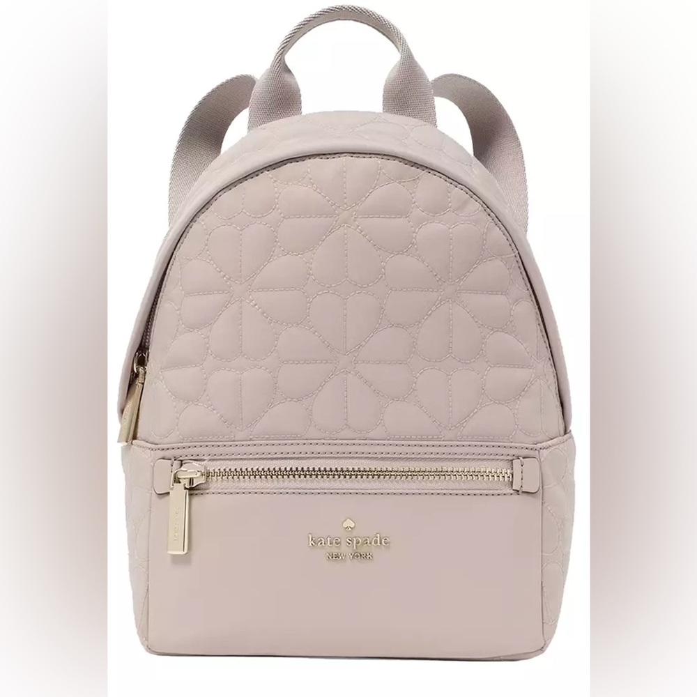 Kate Spade mini Pink Quilted Backpack